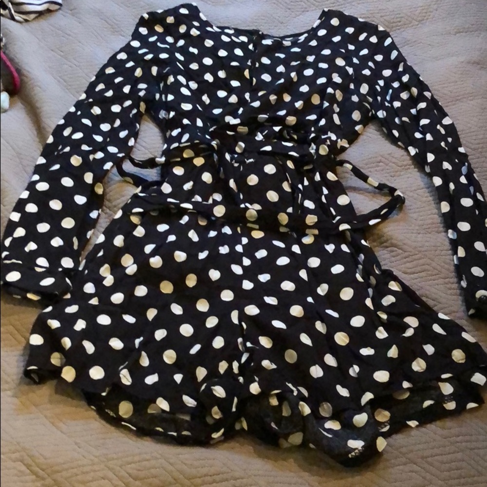 Polka dot romper